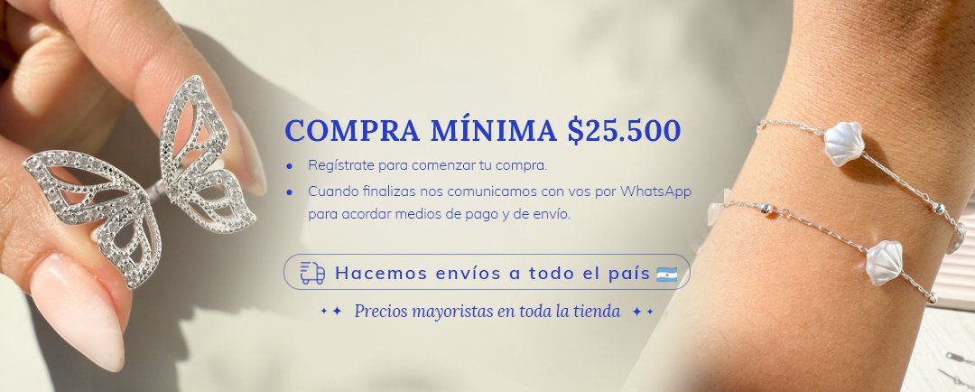 acero blanco y monto minimo 