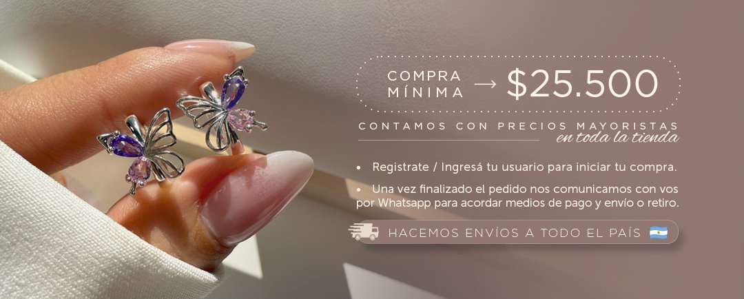 acero blanco y monto minimo 